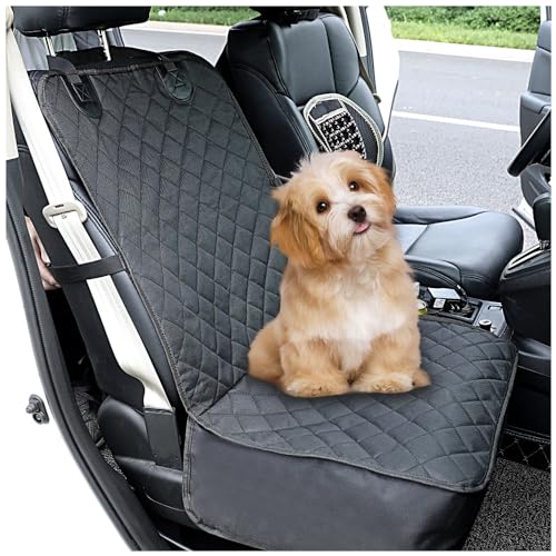 IHOTDER Funda de asiento de coche para asiento delantero, protector de asiento de coche resistente a arañazos y suciedad para perros, universal, impermeable, para mascotas, accesorios interiores para