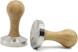 SHOWERORO Ferramentas De Café Expresso Em Grãos De Café Expresso Café Moído Barista Base De Café Expresso Prensa De Café Compactador De Café Espremedor De Café Moedor Concentrado De Bambu