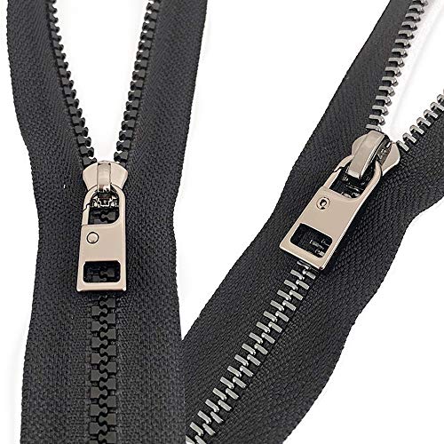 Mulutoo 12Pcs Metal Solid Zipper Pull Tab Tag Handle Fixer 0.06inch(1.6mm) Small Clasp Diameter Fit in Hole for Suitcases Luggage Purses Handbags Jacket Coat Boots Lobster Clasp Zipper Pull tab