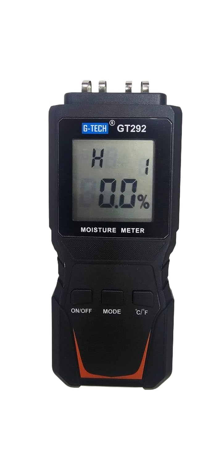G-TECH GT292 Paper Moisture Meter, LCD Display, 5% to 40% Range, 0.5 Second Measurement Rate, 9V Battery Powered, sold by techno instruments bangalore.-picture-19
