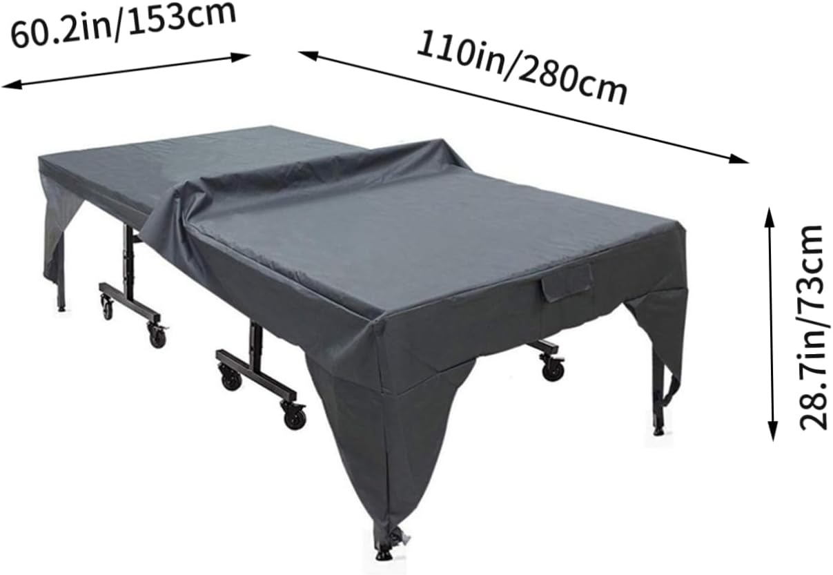 Outdoor Cover for Pong Table Furniture Protector for Patio Garden against Rain Dirt Extends Table Life