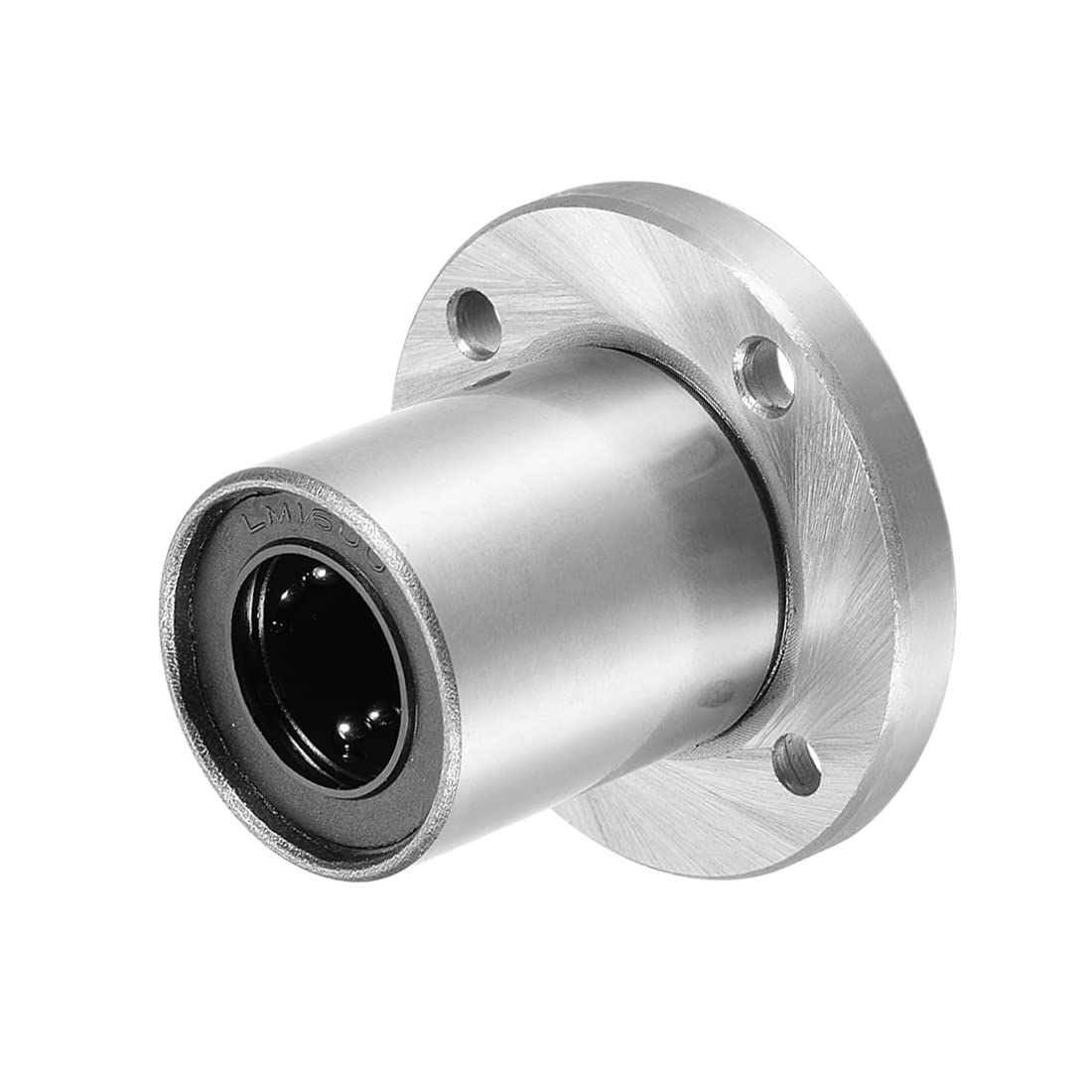 sourcing map LM16UU Rond Bride Linéaire Roulement à Billes 16mm Alésage Diamètre 28mm Diamètre Externe 37mm Longueur Paquet de 2