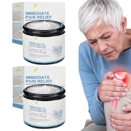 Crema Reparadora de Magnesio, Paquete de 2 Gel de Alta Potencia para el Cuidado de las Articulaciones, Crema de Árnica para Aliviar el Dolor de Artritiis, Bálsamos de Recuperación Muscular (120g*2)