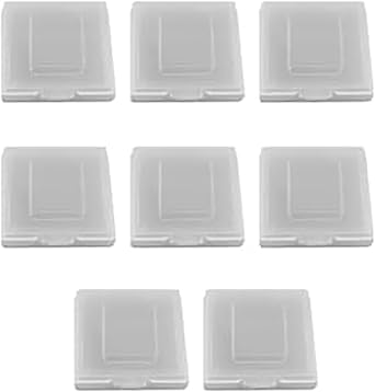 HUATEEN Protective Game Cartridge,8 Pcs Clear Protective Game Cartridge Case Dust Cover Cases for Gameboy Plastic Game Case Dust Cover Compatible with Gameboy Color GBC GB GBP