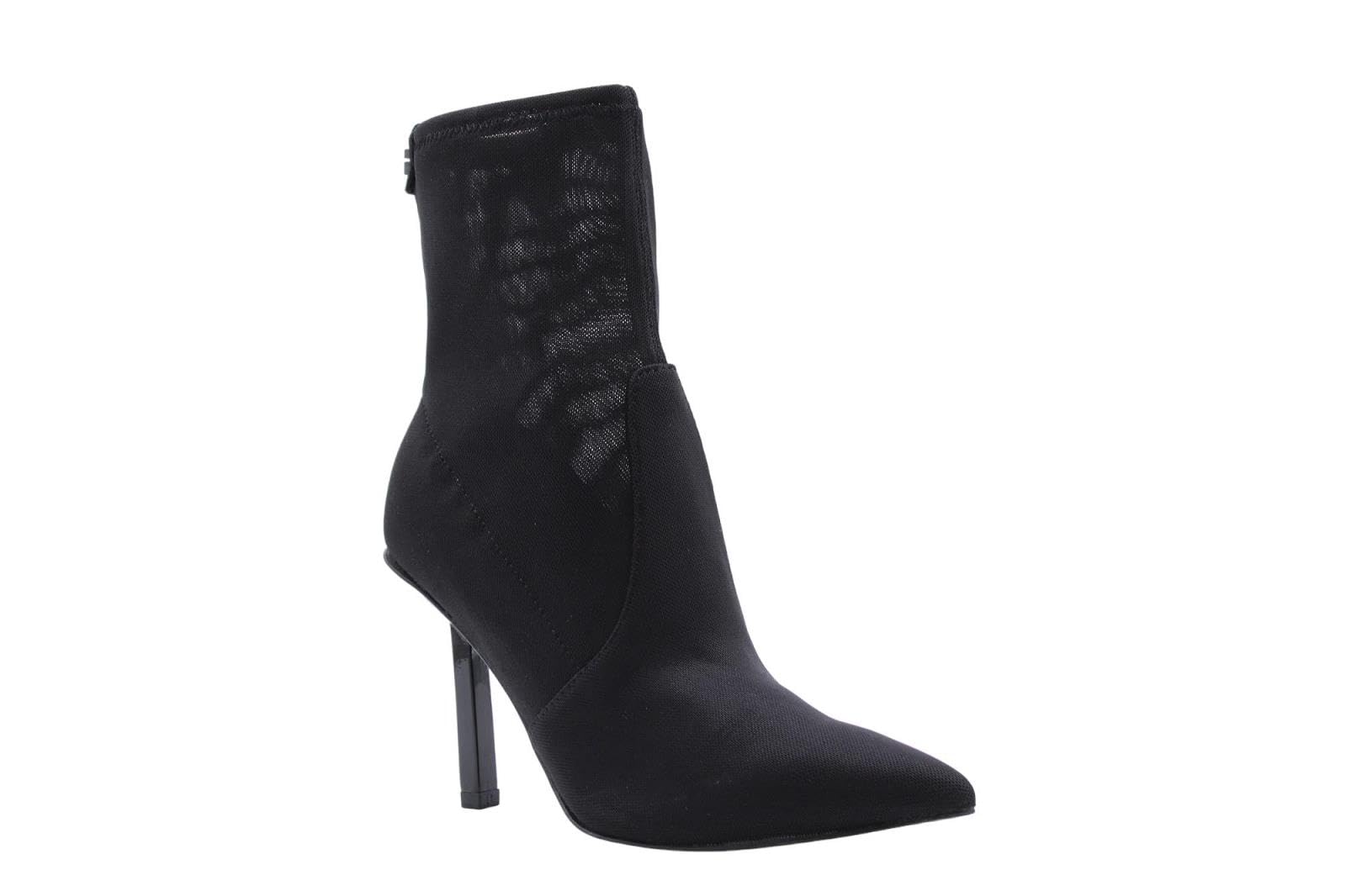 GUESS Women's CIDNI2 Heeled Ankle Boots, Black, 7 UK