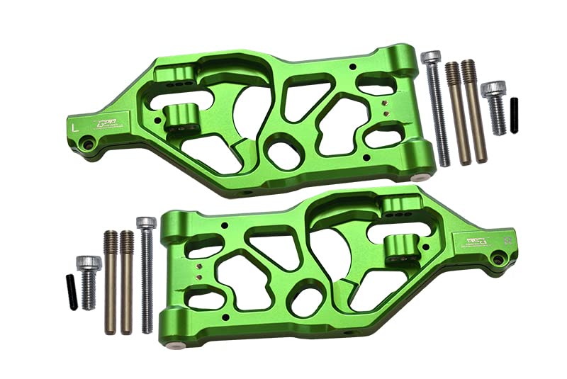 Supporto Sospensione Anteriore Inferiore In Alluminio GPM Racing Verde Per Arrma KRATON/OUTCAST 8S BLX 1/5