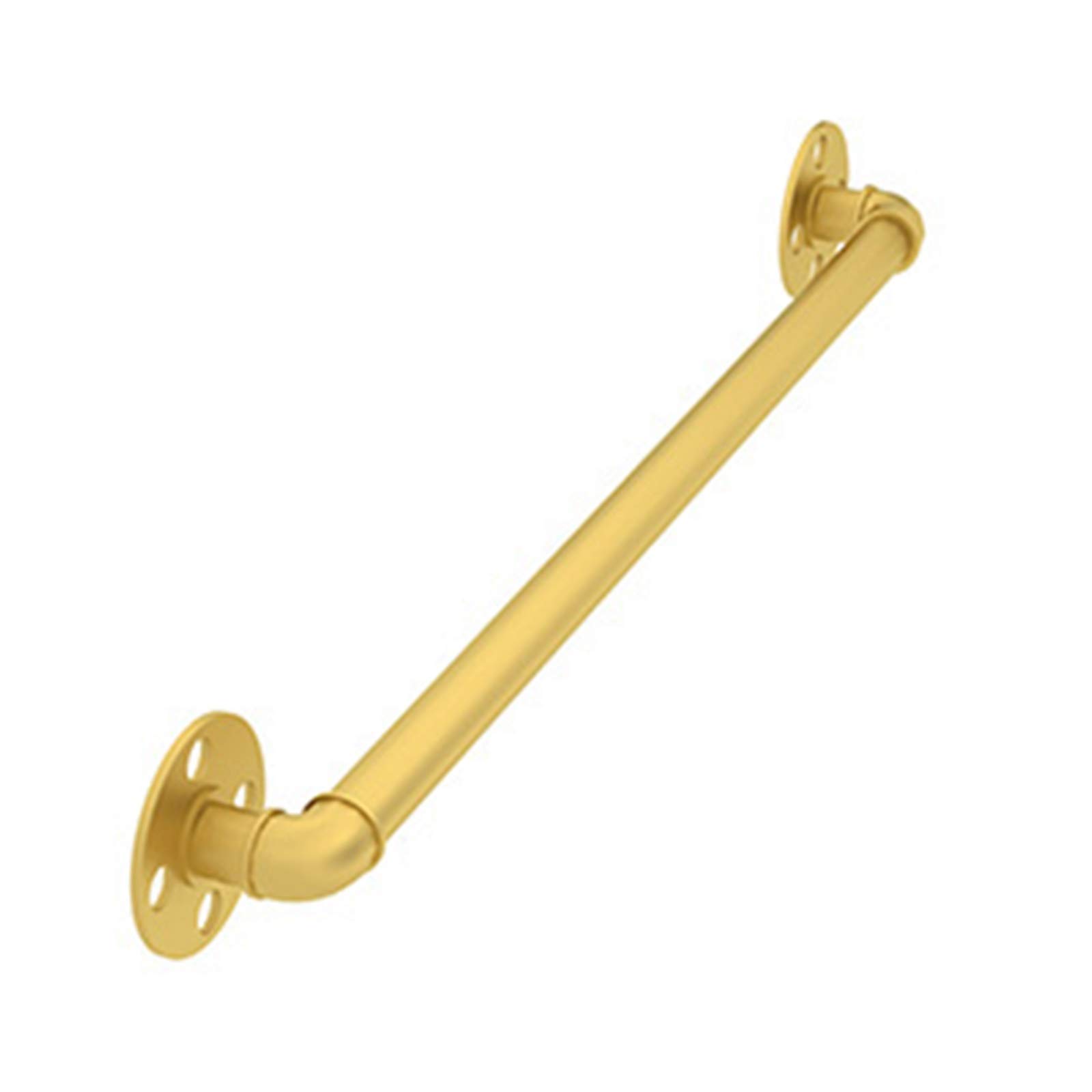 Gyeqxkt Gold Non Slip Staircase Handrails Wall Mount Stair Railing Handrails For Indoor Outdoor Steps Metal Banister Grab Bar With Complete Kit (3.8M/12.5Ft)
