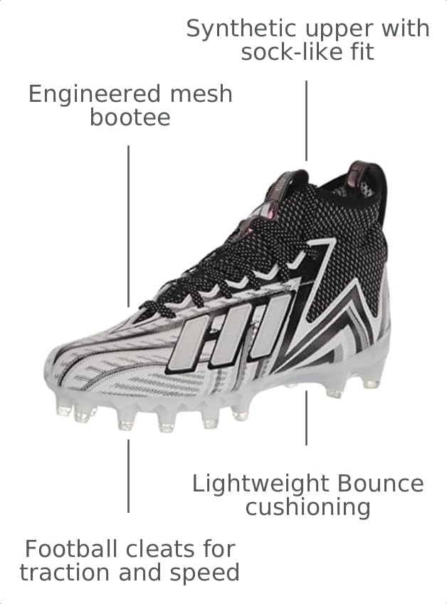 Image of Adidas Mens Freak 23 Inline Football Cleats