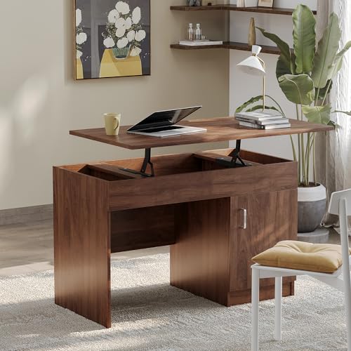 Image of Wakefit Study Table | 1 Yr Warranty | Study Table with Book Shelf, Computer Table for Home Pc, Office Table for Home, Free Installation from Brand, Modern Wobble-Free & Durable Design (Parallax- CW)