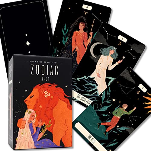 ]fBAbN ^bg Zodiac Tarot Deck & Book Set ^bg肢 {t Ki ^bgJ[h 78