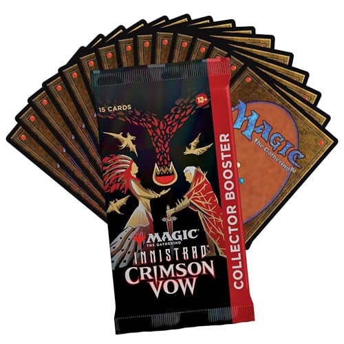 Magic: The Gathering Innistrad: Crimson Vow Collector Booster Box | 12 Packs + 2 Dracula Box Toppers (182 Magic Cards) - Image 5