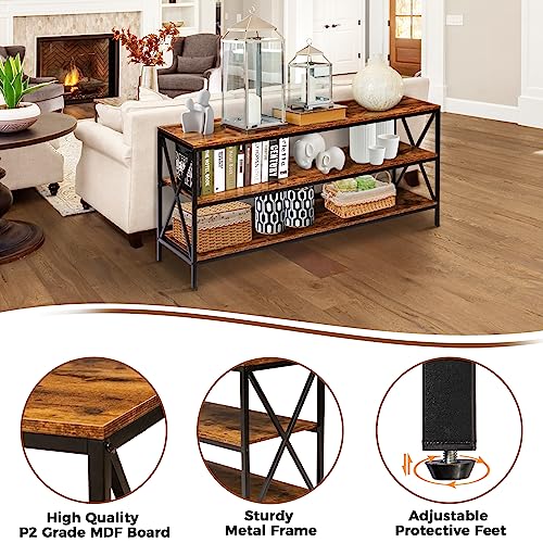 Short-Bookshelf-Book-Shelf-For-Office-Low-Bookshelf-Under-Window-Metal-2-Tier-Horizontal-Bookshelf-Long-Bookshelf-Horizontal-Bookcase-Shelving-Unit-Wide-Bookshelf-Farmhouse-Open-Bookshelf-Book-Case