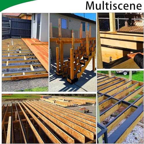 Image of Joist Tape for Decking 2'' X 50ft, Weather Resistance Waterproof and Anti-Corrosion Deck Tape, Joist Tape Self-Adhesive Flashing Tape for Wood Joists Decks Beams Roof