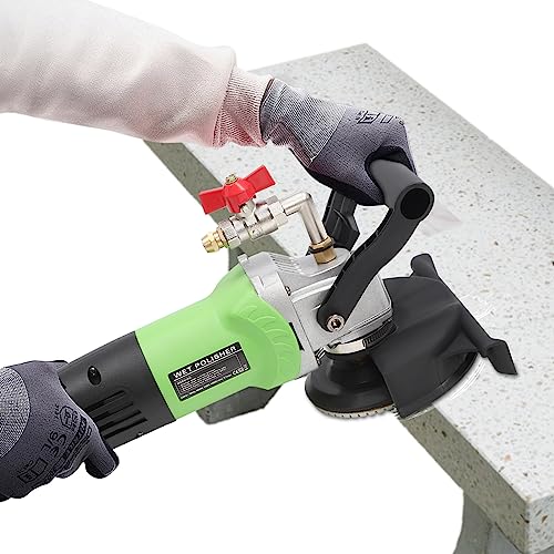 Polisseuse humide 800W 4''Inch à vitesse variable, machine à polir le béton, polisseuse de pierre pour granit/marbre/béton/pierre