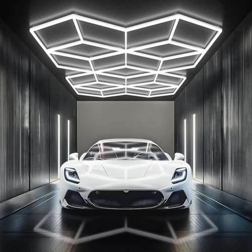Lumière hexagonale LED grand format à haute diffusion pour magasin
