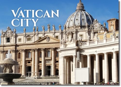 Vatican City St. Peter's Basilica Landmark Refrigerator Magnet - 3.5 x 2.5 Inch Photo Souvenir - European Travel Gift