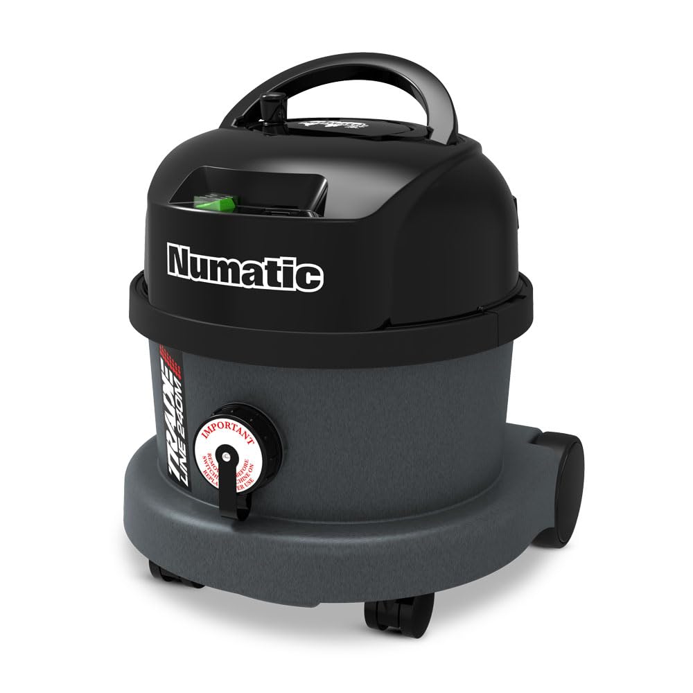 Numatic, TradeLine TRM240, M-Class Advanced Filtration Bagged Cylinder Vacuum, 620W, 9 Litre, Graphite Grey/Black