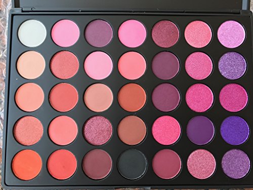 KKNBB Professional 35 Color Eyeshadow Makeup Palette Waterproof Eyeshadow Makeup Kit Set (35 Color P)