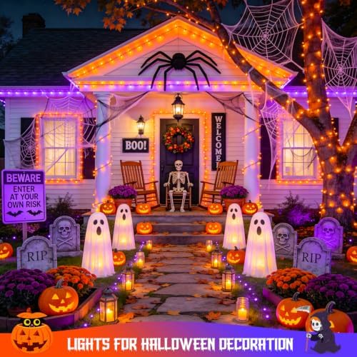 JMEXSUSS 250 LED Smart Color Changing Halloween Lights, RGB String Lights - 3