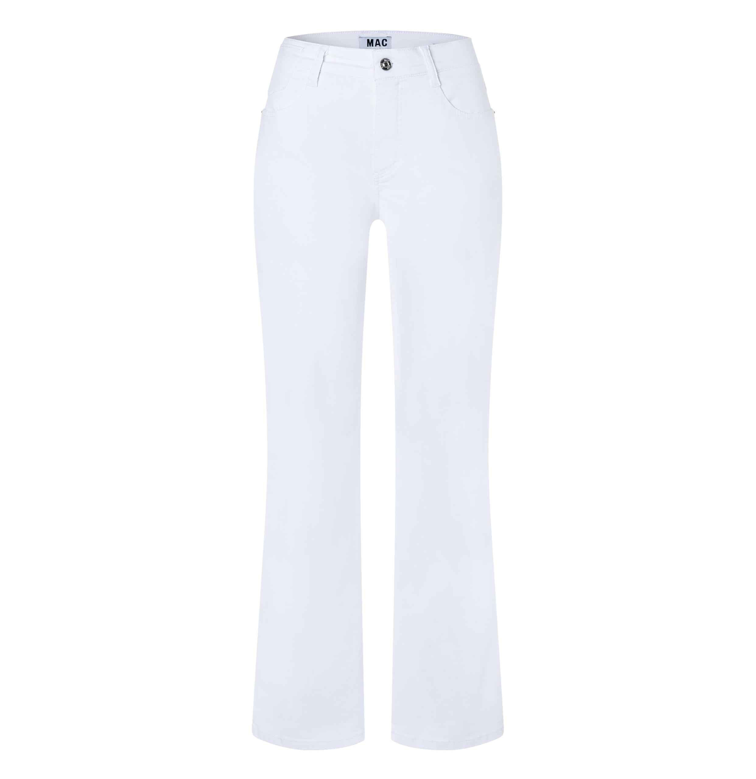 MAC Jeans - Laura, Authentic High Stretch Gabardine - Flared Fit - 5225-00-0423L-010 - weiß