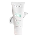 Nu Skin AP 24 Whitening Fluoride Toothpaste | AP 24 Blend | Vanilla Mint Flavor | Brightens Teeth | Removes Surface Stains | Prevents Dental Cavities & Plaque | Enamel-Safe | 4 oz | 1 Pack