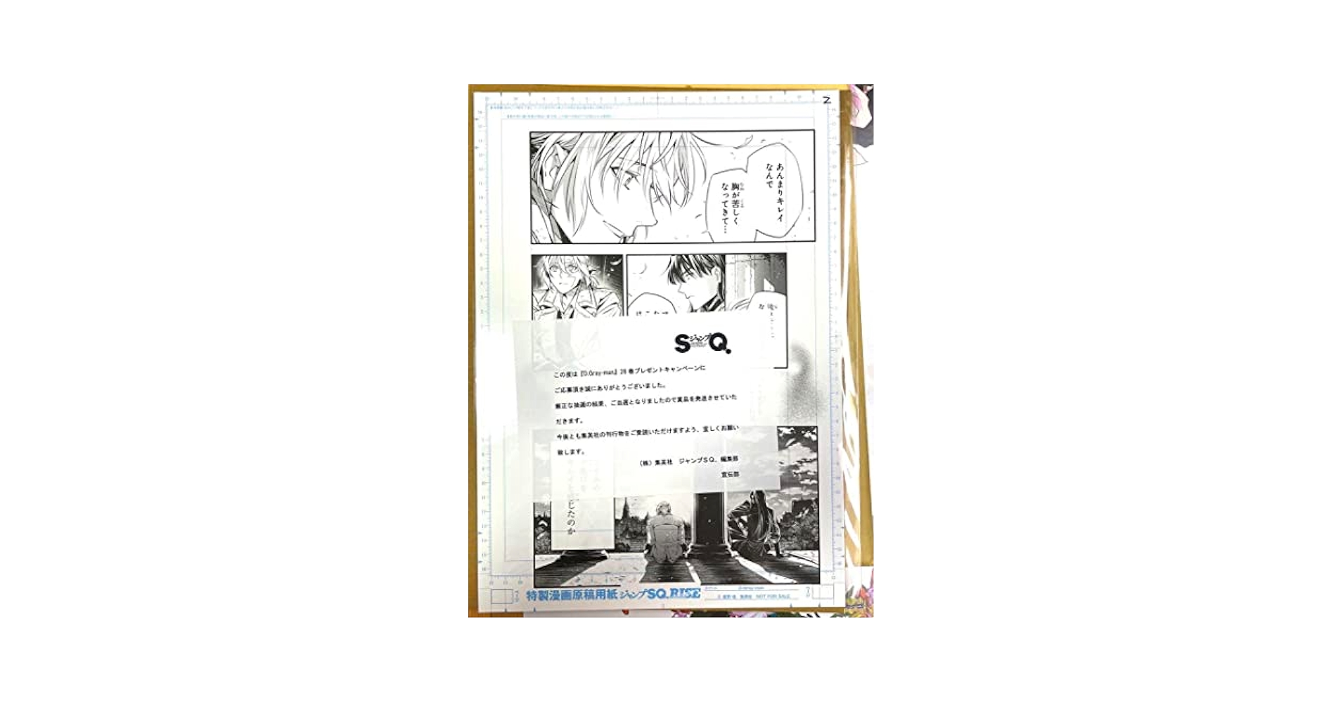 D.Gray-man 原稿レプリカ 当選品 Amazon.co.jp: d.gray-man 当選 原稿レプリカ 複製原画 (2種入り