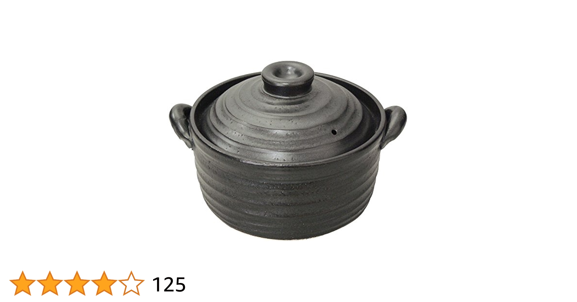 萬古焼 IH用・直火対応 ごはん鍋 2合 黒 9006-6022 9jupf8b Amazon｜スズ木 萬古焼 IH用・直火対応 ごはん鍋 2合 黒 9006