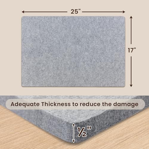Image of Somime 17x25 inch Wool Pressing Mat, 100% New Zealand Wool Ironing Mat | Felted Wool Ironing Board for Sewing, Quilting, DIY Crafts, and Embroidery