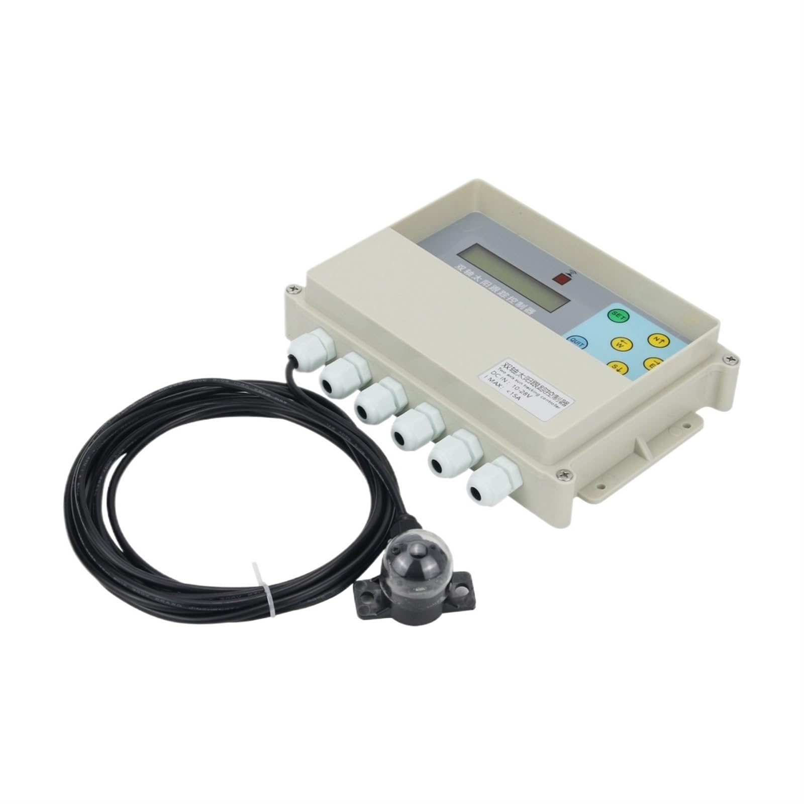 Controller for inseguitore Solare a Doppio ASSE con Telecomando e sensore di velocità del + Giunto cardanico a Doppio ASSE CC for Il monitoraggio Solare(No Control Sensor)