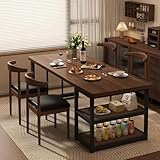 Design elegante e senza tempo per completare i tuoi interni: la combinazione di legno naturale e struttura in acciaio aggiunge un tocco di eleganza moderna. Che il tuo stile sia rustico, scandinavo o industriale, questo set si armonizza con tutte le tue aspirazioni decorative. Perfetto per salotti, sale da pranzo e altro ancora, migliora qualsiasi spazio con un fascino versatile.