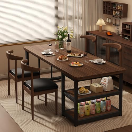 Design elegante e senza tempo per completare i tuoi interni: la combinazione di legno naturale e struttura in acciaio aggiunge un tocco di eleganza moderna. Che il tuo stile sia rustico, scandinavo o industriale, questo set si armonizza con tutte le tue aspirazioni decorative. Perfetto per salotti, sale da pranzo e altro ancora, migliora qualsiasi spazio con un fascino versatile.