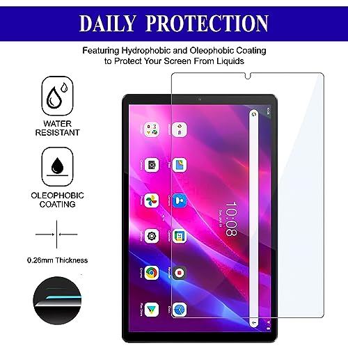 Image of Premium Tempered Glass Full Screen Protector for Lenovo Tab M10 Plus / M10 FHD Plus (TB-X606X / TB-X606V / TB-X606F) (10.3 inch) Pack of 1