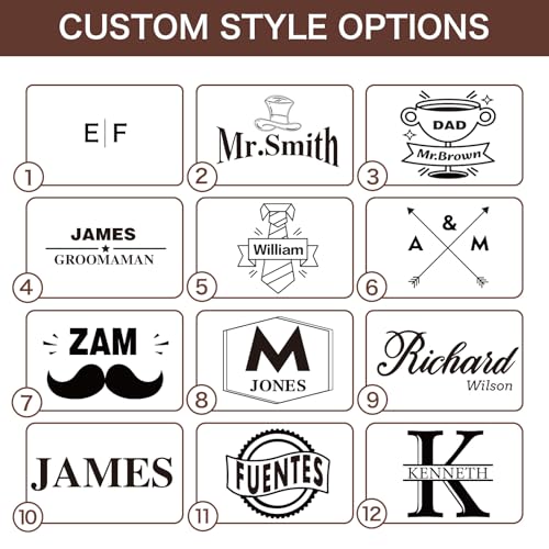 Gowelly Personalized Toiletry Bag for Men - Custom Travel Large Capacity Water-Resistant Leather Toiletry Bag - Personalized Gifts for Men Dad Husband Boyfriend - Groomsman Gifts for Wedding2