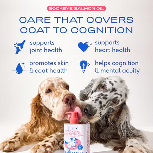 Image of Native Pet Sockeye Salmon Oil for Dogs & Cats - Wild Alaskan Fish Oil for Dogs - Supports Strong Joints, Skin & Coat, Heart Health & Cognition - Single-Origin Pure Omega-3 EPA & DHA - 8oz