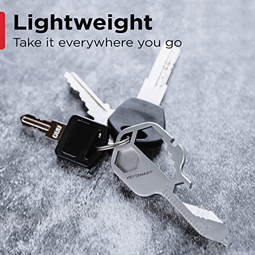 Keysmart Keychain Multitool - Bottle Opener Keychain Tsa Approved, 16-In-1 Multifunction Key Shaped Tool Pocket Multi-Tool Key Chain Bottle Opener, Key Multitool Keychain For Men Gift - Alltul Ghost #TOP5