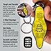 MUNIO Self Defense Keychain – Lightweight, Stylish & Portable Safety Tool for Women & Men – Non-Lethal Kubotan, Easy to Use, TSA Approved – Made in USA – Gadsen Flag Design