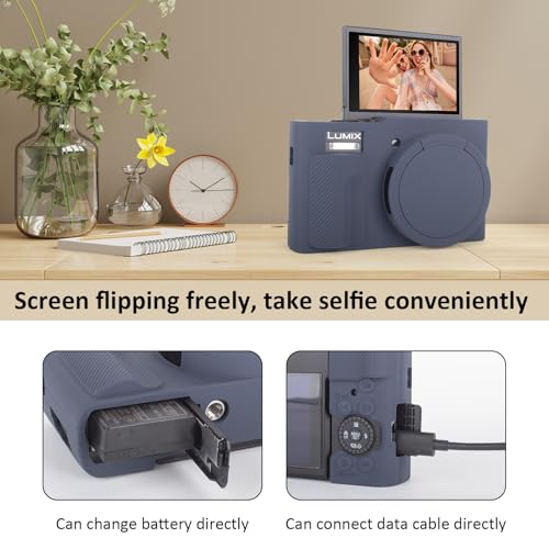 Funda de silicona para cámara Panasonic Lumix ZS99 miniatura 5