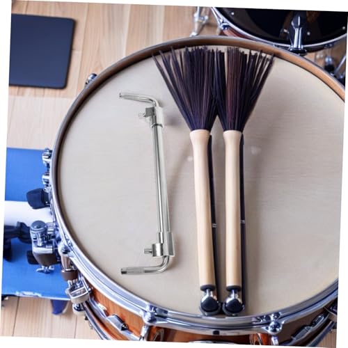 Abrazadera para cowbell de metal, soporte montable para batería, compatible con bombo, micrófono y tom, color plateado miniatura 7