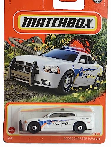 Matchbox Dodge Charger Pursuit blanco