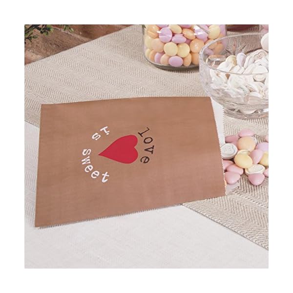 Neviti Just My Type Sweetie - Bolsas de papel para manualidades (23 x 13 x 0,2 cm) - Imagen 4