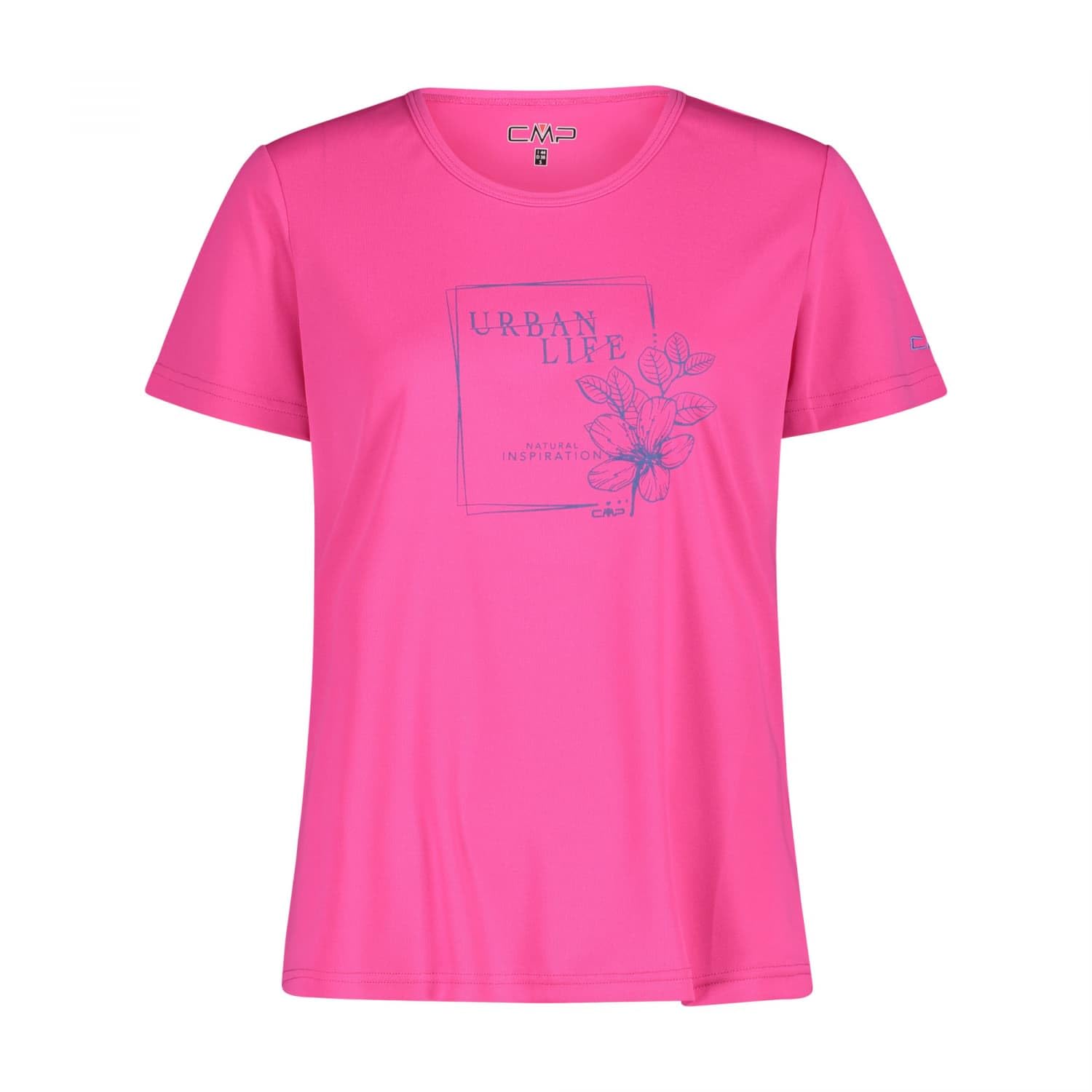 CMP Camiseta pour Femme Camiseta Femme, Fucsia, 36