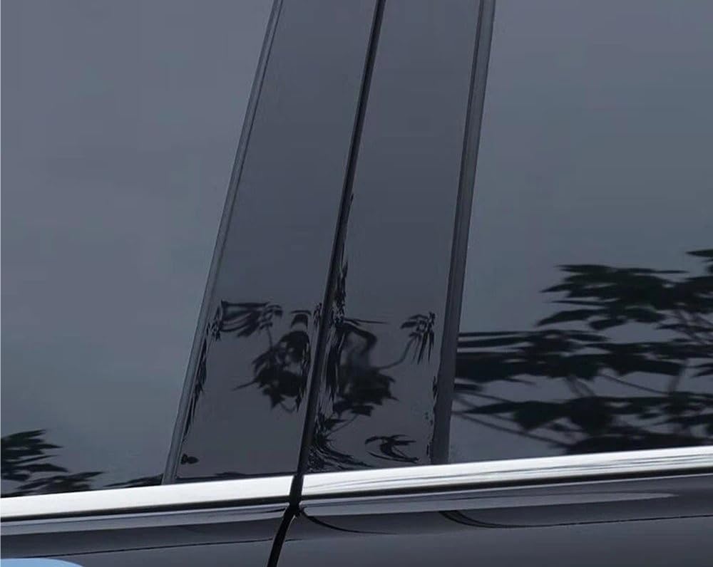 Adesivi PC Strisce Rivestimento Colonna Centrale Finestra Porta Auto Per Toyota Per RAV 4 Per RAV4 2023 2022 2021 2020 2019 Pilastri lucidati(Nero)