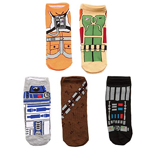 Star Wars Minimal Character Costumes 5-pack No-show Socks