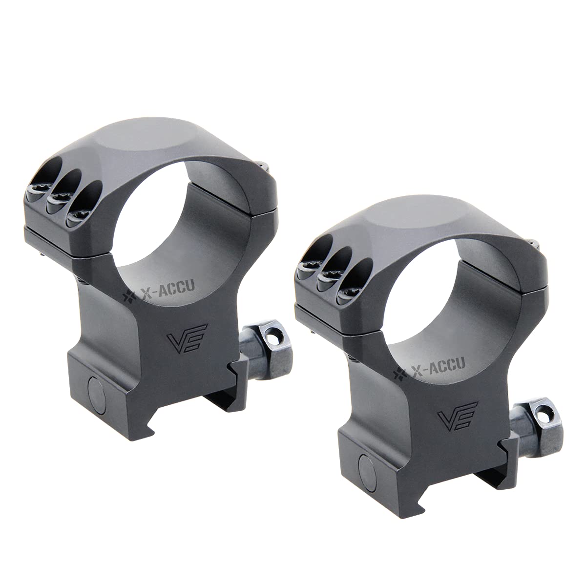 Vector Optics X-Accu Anneaux de montage pour lunette de visée 30 mm 6 vis
