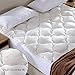 Cheer Collection Full Size Rayon from Bamboo Mattress Topper – Thick, Plush, and Cooling Mattress Pad, Machine Washable Mattress Topper for Full Bed