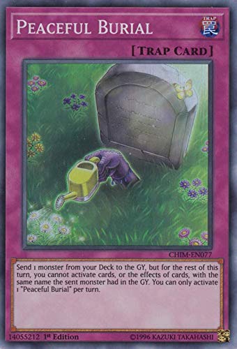 Yu-Gi-Oh! - Peaceful Burial - CHIM-EN077 - Super Rare - 1st Edition - Chaos Impact