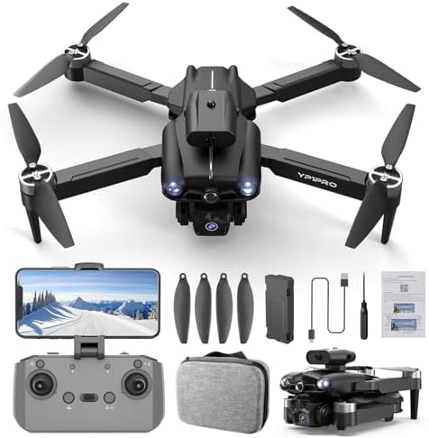 Brushless Motor Drone with 5 Camera for Adults –