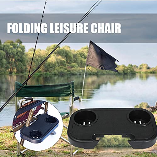 Tatoonly Chair Cup Holder For Zero Gravity Chair Cup Holder Clip On Chair Table Leisure Chair With Slot And Snack Tray - Image 3