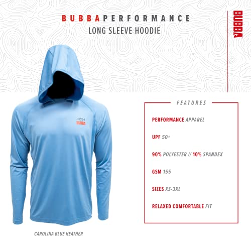BUBBA Ultimate Performance Lifestyle Pullover with Hood - UPF 50+ UV Sun Protection - Moisture Wicking - Fishing, Hiking3