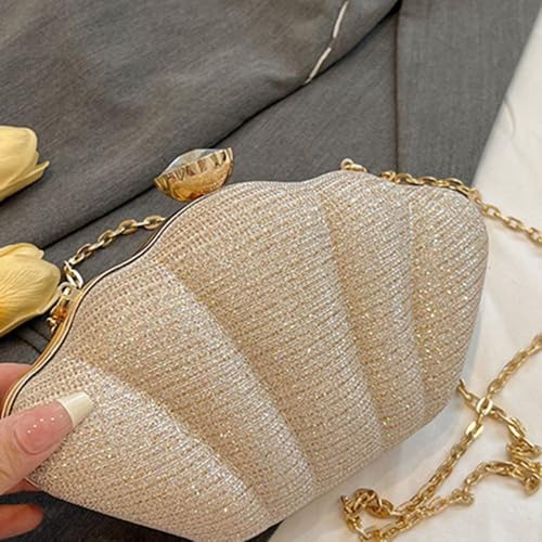 Bolsa Clutch de Concha para Mujer Versátil miniatura 3
